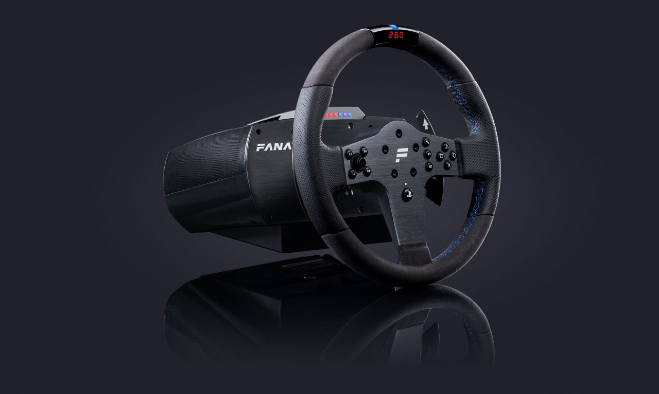 Racing simulator steering wheel